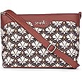 ZOUK Printed Vegan Leather Harmony Sling Bag With Adjustable Strap For Women's Girls