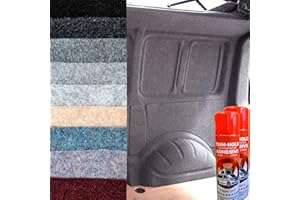 Vandalised- 4 Way Stretch Carpet Lining – for Camper/Van/Caravan - 9 Colours, Various Lengths with Glue (1:Black, 3meter x 2meter 3xGlue)