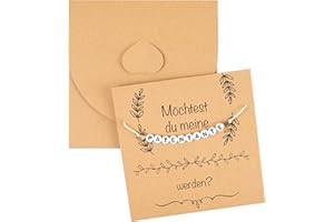 ‎VON RAFENSTEIN von Rafenstein - Patentante fragen Armband - Willst du meine Patentante werden Geschenk mit Karte & Briefumschlag - Taufpate, Geburt & Schwangerschaft Geschenk aus Deutschland