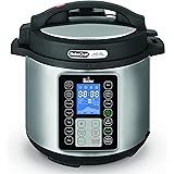 Mr. Butler RoboChef 9-in-1 Multi-Use Automatic Electric Pressure Cooker, 14 pre-set cooking functions, 6 Litre Stainless Stee