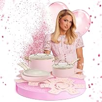Paris Hilton Paris Hilton Kitchen Crock And Tool Set 7 Pieces, Pink