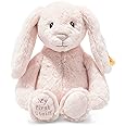 Steiff 242359 Soft Cuddly Friends My First Hoppie Rabbit, Pink, 1 Count (Pack of 1)