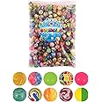 Henbrandt 10 Bouncy Jet Balls 25mm Rubber Bouncers in Assorted Colours and Designs for Kids Birthday Christmas Party Bag Fillers Loot Bag Gifts Classroom Homeschool Reward for Boys and Girls
