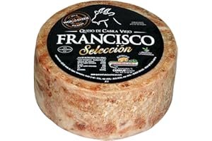TU DESPENSA EN LA WEB Queso de Cabra Extremeño Viejo Selección - Peso Aproximado 800 gramos - Elaborado con leche cruda de Cabra - Medalla de SUPER ORO en la categoría de Queso de Cabra Curado