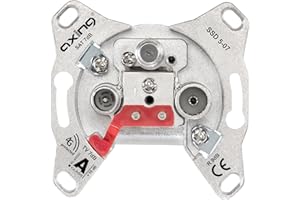 Axing SSD 5-07 enchufe toma final de cascada para antena satélite (SAT, TV, FM radio)