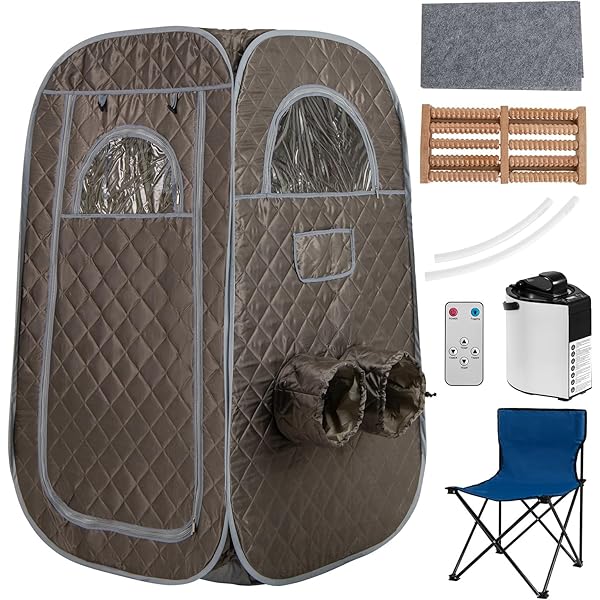 Tragbares Dampfsauna-Zelt Für Zuhause - Faltbar Für Ganzkörper Wellness