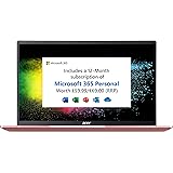 Acer Swift 1 SF114-34 14 Inch Laptop - (Intel Pentium N6000, 4GB, 128GB SSD, Full HD Display, Microsoft Office 365, Windows 1