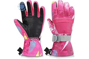 Odtmger Ski-Handschuhe, die wärmsten Wasserdichten und atmungsfreien Schnee-Handschuhe bei kaltem Wetter, sowohl für Herren als auch für Frauen, geeignet für Eltern und Kinder im Freien
