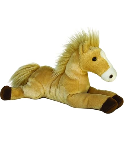 Peluche Hermann &ndash; Cavallo Sdraiato Marrone 48 Cm &ndash; 90275 &ndash; Teddy-Hermann GmbH