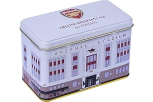 New English Teas Arsenal Highbury Tea Tin with 40 English Breakfast Teabags