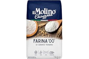 il Molino Chiavazza Type 00 Soft Wheat Flour 1kg - Multipurpose Flour | Ideal for Cakes, Breads, Pizza & Fresh Pasta