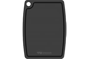 ROCKINGHAM FORGE Greenworks Tagliere in plastica riciclata 30x25cm nero