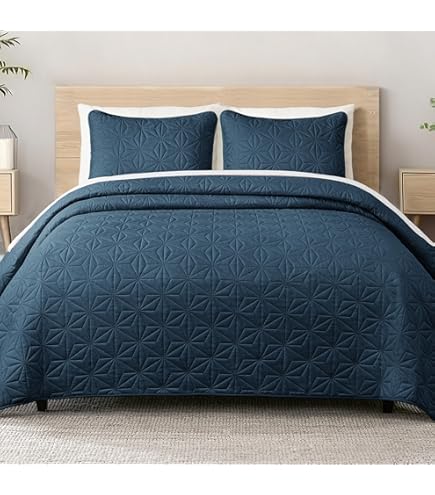 Jeté de lit - effet froissé polyester ecru 250x260 cm - Maisons du Monde