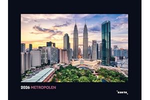 Metropolen - KUNTH Wandkalender 2026: Hochwertiger, bildstarker Kalender mit Spiralbindung im Großformat (KUNTH Wandkalender Black Edition 60 x 45 cm)