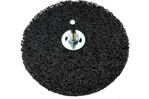 LEPIK Discos de limpieza gruesos, 5 unidades, diámetro de 150 x 10 x 13 mm, incluye mandril Clean Strip Disc