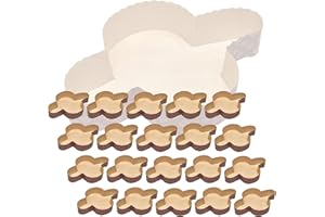 FAH FAMILY AT HOME FAH - Stampo per Colomba (20 pz - 750 gr) - Forme per Colomba in Carta di Pura Cellulosa in Microonda Ideale per l’uso in Forno, Monouso ad Alta Densità, Resistente al Calore 200°C