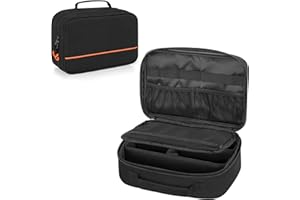 PGmoon Étui de Transport pour Microphone sans Fil à 3 Emplacements, Sac de Rangement pour Microphone Adapté à 3 Microphones Système Jusqu'à 11", Étui pour Micro Portable pour Le Chant, Le Karaoké