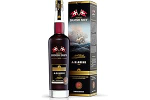 ‎A.H. RIISE A.H. Riise Royal Danish Navy Strength| Premium Spirituose auf Rumbasis | Kräftiger Geschmack | Subtile, liebliche Noten| 700 ml | 55% Vol.