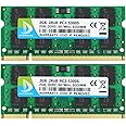 Mémoire Kuesuny DDR2 4 Go (2x2Go) PC2-5300S SODIMM 667 MHz - Portable - Neuf
