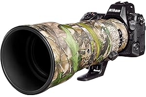 easyCover - Lens Protection Camouflage Cover - Objektivschutz - Schutz für Ihr Kameraobjektiv - Geeignet für Nikon Z 400mm f/4.5 VR S - True Timber HTC Camouflage