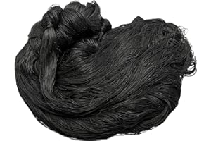 LINSOCLE Filet de protection contre les oiseaux - 15 m x 15 m - Noir - Filet solide pour enclos à poulets - Filet de volière pour protéger les arbres fruitiers et les légumes contre les oiseaux