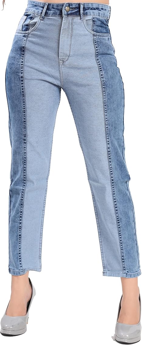 Buy Mastec JEANS Woman's High Waist Denim/Jeans Dual Color for Casual  Office College wear (28) Grey at Amazon.in