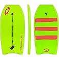 Osprey 37” BodyBoard with Adjustable Wrist Leash for Kids and Adults, Lightweight Bodyboard with XPE Deck, Crescent Tail and EPS Core, Multiple Colours and Design