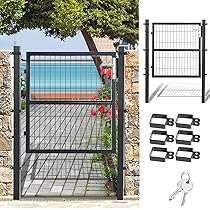 Gartentor Aus Verzinktem Stahl - Flügeltor Für Garten & Hof