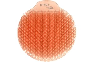 P - WAVE P-Wave Urinal Mats Scented, 5 Pack, Urinal Blocks Splash Mats, Fits Most Urinals & Waterless, Long Lasting 30 Day Odour Neutraliser Deodorizer, Anti-Splash Guard Slanted Bristle, Slant6, Mango