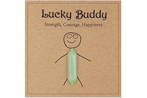TUZELIYA Green Healing Crystal Gifts for Women - Pocket Hugs Crystals - Positive Good Luck Gift Natural Healing Lucky Crystal - Meditation Therapy Crystal Gift - Lucky Gifts for Friends Colleagues