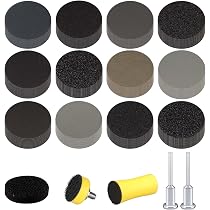184-teiliges Schleifscheiben Set – 50 Mm Klett-Pads Von 60 Bis 10000 Körnung Für Nass- & Trockenschliff
