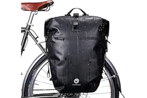 WILDKEN Borsa da bicicletta, borsa laterale per bicicletta, borsa da bicicletta 20L, zaino da viaggio