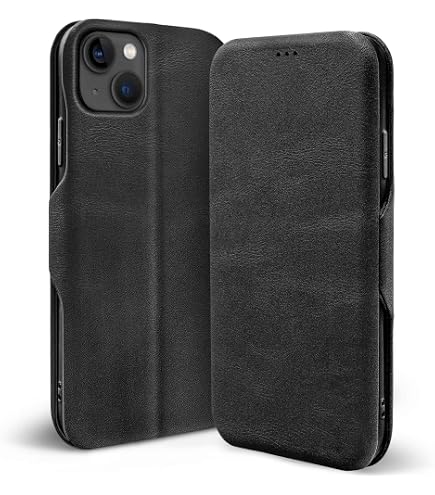 Doupi Flip Case Für IPhone 12 Mini – Mit Magnetverschluss, Ständer-Funktion & Rundumschutz (dunkelblau)