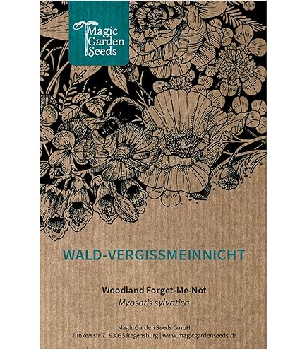 100 Vergissmeinnicht Samentütchen Leer – Für Beerdigungen, Gedenkfeiern | Gastgeschenke