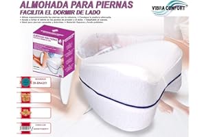 GEM SUPPLIES Almohada para piernas ergonómica We Houseware BN4251 facilita el Dormir de Lado, Ideal Embarazadas