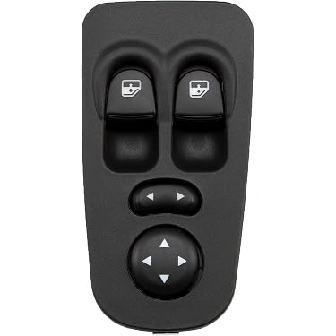 FLYN - Interruttore Alzacristalli Per Auto 12V In ABS - Compatibile Con VW Golf, Passat, Tiguan, Touran (2003-2018) - 3