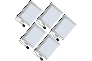 5 Pack Mini Zipper Mesh Bags, Classycoo 3" x 4.3" Nylon Small Zipper Mesh Pouch Key Holder,Coin Purse,Card Holder,Portable Travel Makeup Cosmetic Mesh Zipper Bags for Lipstick,Earphone (Light Grey)