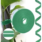 URAQT Cable Tie for Tape Plants, Adhesive Plant Grip, 1 cm x 10 m Cable Tie for Plants Cable Ties for Vineyard, Tomatoes, Fru