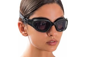 AqtivAqua Swimming Goggles, DX Wide View Swim Goggles for Adult Men Women, Anti Fog No Leaking