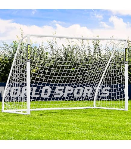 Porta Da Calcio Racetex Con Imbottitura - Anti-Ruggine, Per Bambini E Adulti, Con Picchetti - Foto 6