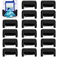 17Pcs Cat Fountain Filters Pet Fountain Replacement Foam Filters, Activated Carbon Cat Water Fountain Filter Compatible for Pet Drinking Water Dispenser (17)