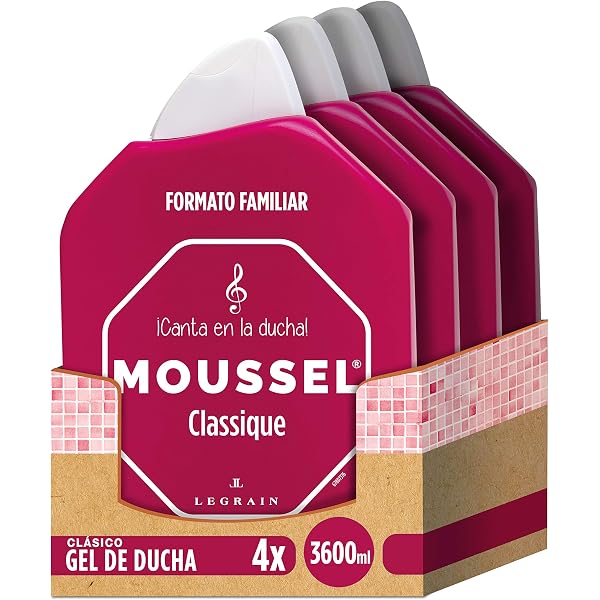 MOUSSEL Classique Duschgel 650 Ml – Cremiger Schaum Mit Unverwechselbarem Duft Für Mehr Wohlbefinden