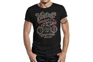 Gasoline Bandit Biker Camiseta Original Diseno: Vintage Racer