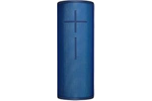 Ultimate Ears Megaboom 3 Enceinte sans Fil Portable Bluetooth, Basses Profondes, Bouton de Contrôle Facile, Etanches, Flottante, Connexion Multiple, Batterie Longue Durée 20h - Bleue