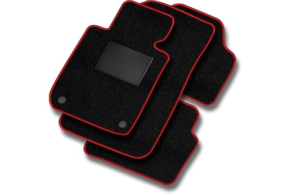 MOTOS Basic Tapis Voiture en Velours destiné à Renault Koleos I 2008-2015 - Basic, Matériau, Rouge - Découvrez Un Nouveau Confort de Conduite avec Un Jeu de Tapis de Sol Voiture en Velours pour Votre