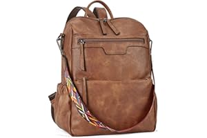 BOSTANTEN Skórzany plecak damski, plecak rekreacyjny, torba podróżna, torebka z plecakiem, plecak dzienny dla kobiet i dziewcząt