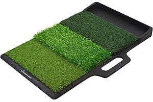 ME AND MY GOLF Tri Turf Tapis de Golf avec Plateau pour balles de Golf