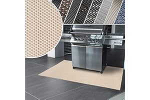 CASA PURA Tappeti Vinile Protettivi - Tappeto per Barbecue con Design Antimacchia, Ignifugo - Tappeto Salvapavimento Multifuzione, Interno, Esterno - 17 tonalità e 3 Misure - 90x120 cm - Palermo