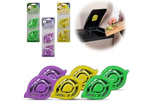 HOVUK® Mülleimer-Lufterfrischer, Geruchsentferner für Küchenmülleimer, Schwingpedal, Luftduft, selbstklebend (6 Stück)