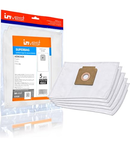 MohMus 10 Premium Sacchetti per Aspirapolvere Philips HR 6318 / HR6318, HR6400, HR8701, T302, T540, TC622, TCX513, TCX879